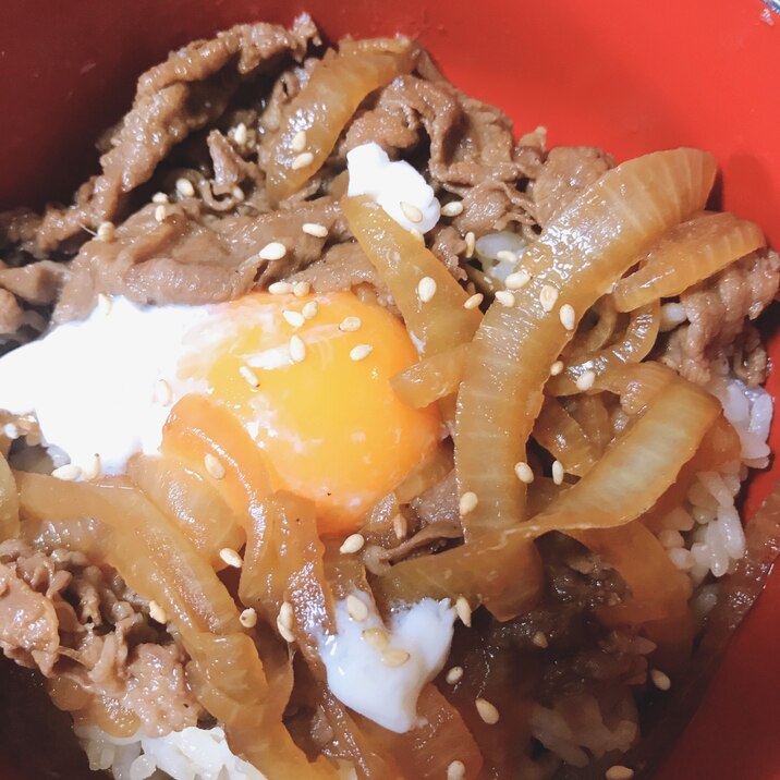 みんなが大好きな味の牛丼